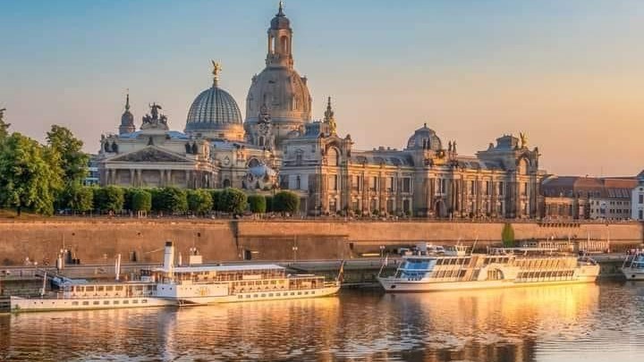 Barockstaden Dresden med Semperoper